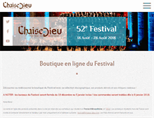 Tablet Screenshot of boutique.chaise-dieu.com